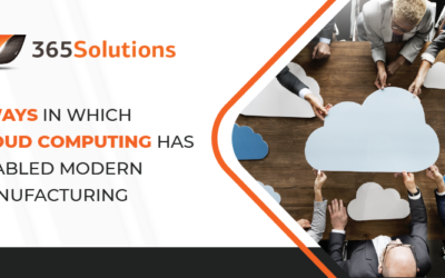 Five Ways in Which Cloud Computing Has Enabled Modern Manufacturing
